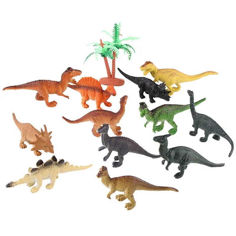 12Pcs Dinosaur Toy Plastic Jurassic Park World Play Toys Dinosaur Model Action Figures Gift For Boys 1