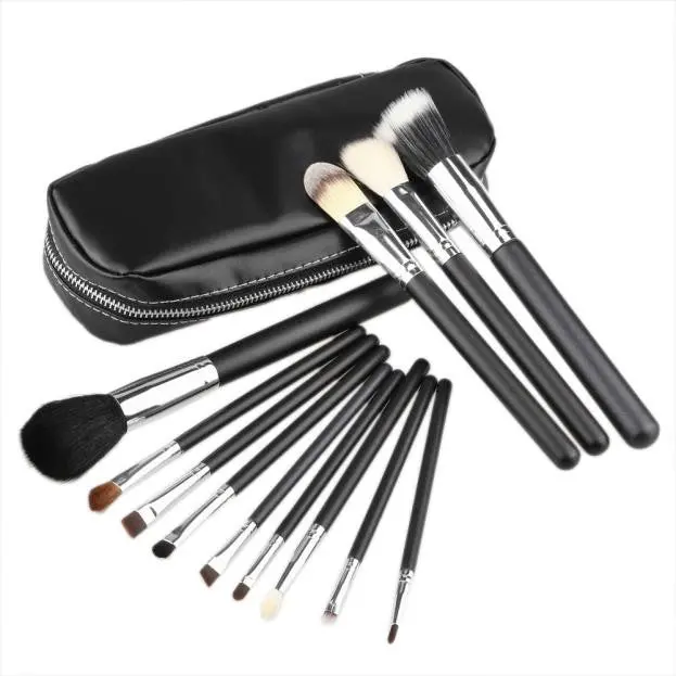12Pcs Gujhui Makeup Brushes Cosmetic Brush Bag Eyeshadow Eyebrow Foundation Blusher Professional Make Up Brushes Tools 1