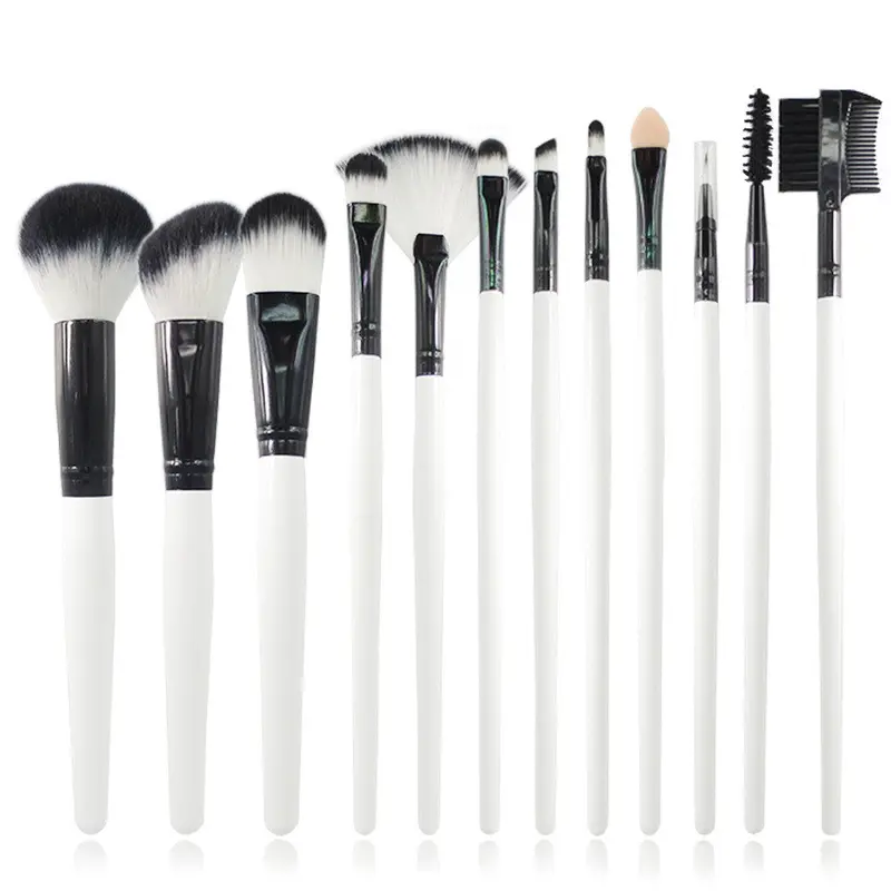 12Pcs Gujhui Professional Makeup Brushes Cosmetic Eyeshadow Blusher Brush Powder Foundation Make Up Brushes Maquiagem Tools 1