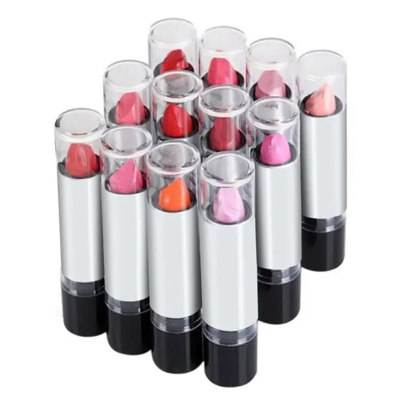 12Pcs Lipstick Lip Gloss Moisturizing Light Fruit Flavor Makeup Beauty Tools Long Lasting Lipsticks 1