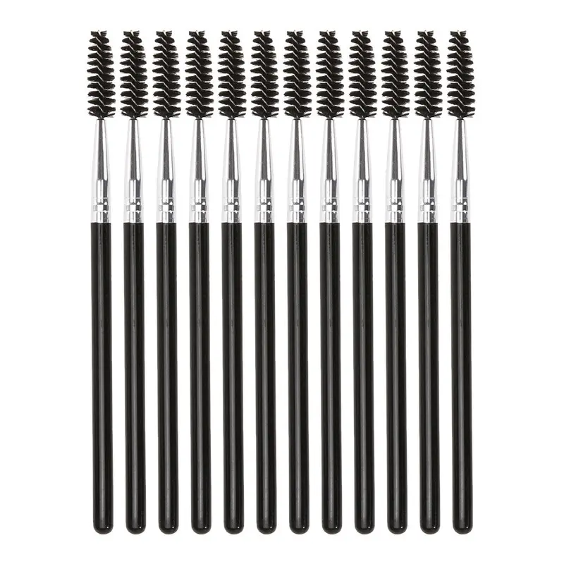 12Pcs Pressional Makeup Eyelash Brush Mascara Ws Applicator Spoolers Eye Lashes Cosmetic Eyebrow Brush 1