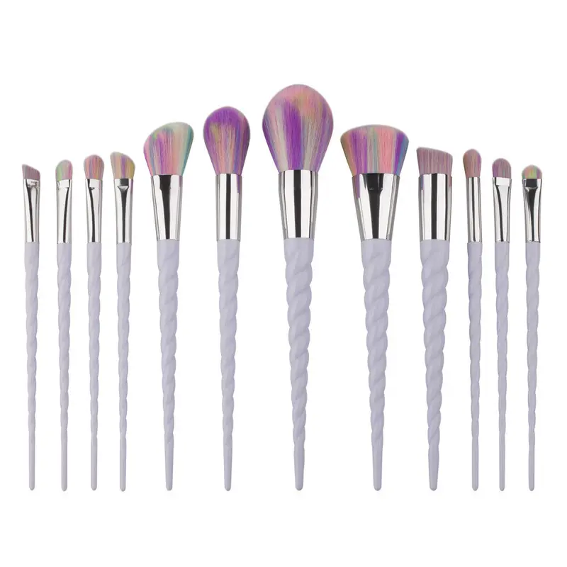 12Pcs Professional Makeup Brushes Power Foundation Eyebrow Eyeliner Blush Cosmetic Concealer Maquillage Make Up Brushes 1