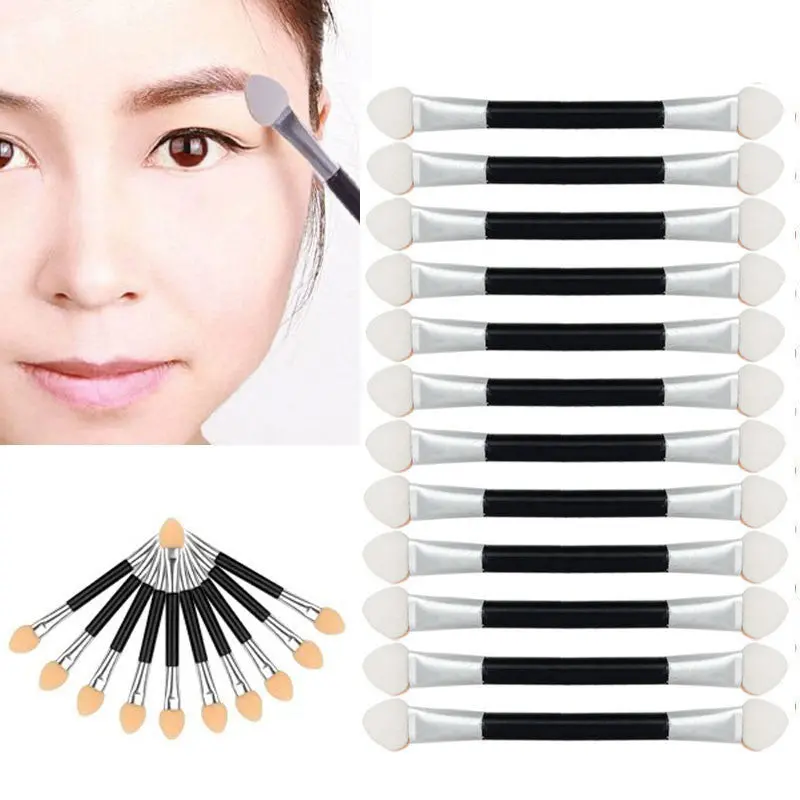 12Pcs Professional Makeup Double-End Eye Shadow Eyeliner Concealer Brush Sponge Applicator Make Up Brushes Tool 1