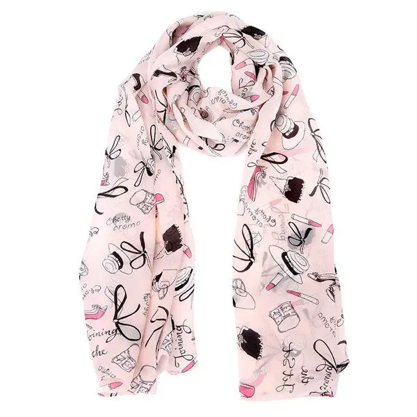 135Cm*36Cm Women Scarves Famous Scarf Wrap Lady Chiffon Shawl Chiffon Scarves Cachecol Feminino 6