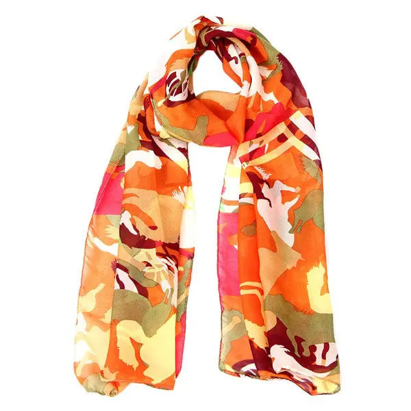 135Cm*36Cm Women Scarves Famous Scarf Wrap Lady Chiffon Shawl Chiffon Scarves Cachecol Feminino 7