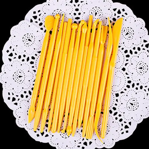 14Pcs Fondant Cake Modeling Craft Decorating Flower Clays Sugarcraft Tools Set 31619 1