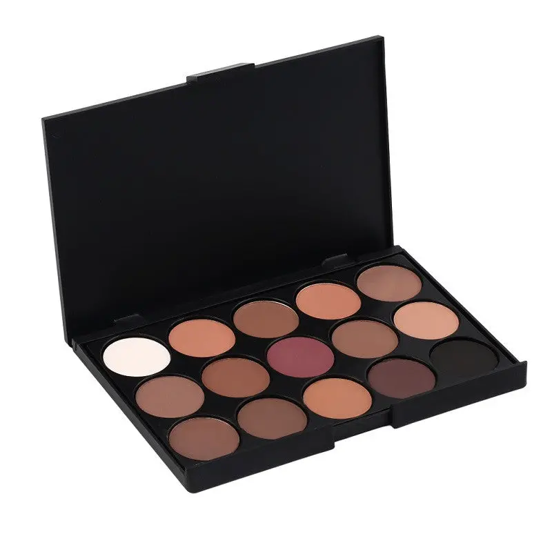 15 Color Cosmetic Eye Shadow Pigts Makeup Palette Matte 1