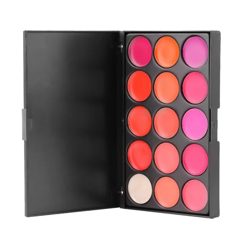 15 Color Lipstick Set Makeup Cosmetic Lip Gloss Palette 1
