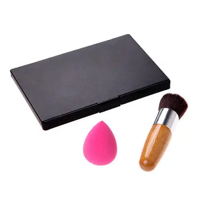 15 Colours Makeup Concealer Flat Bamboo Brush Sponge Puff Maquiagem + Make Up Brushes + Puff 1