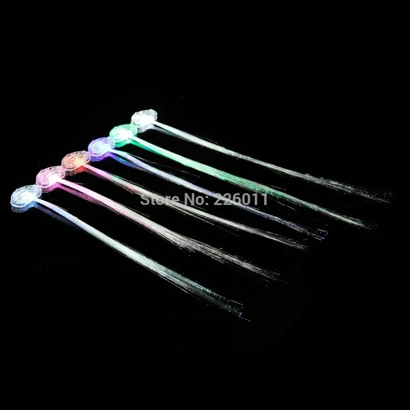 15 Pcs Flash Led Hair Braid Clip Hairpin Decoration Rgb Ligt Up For Show Party 1