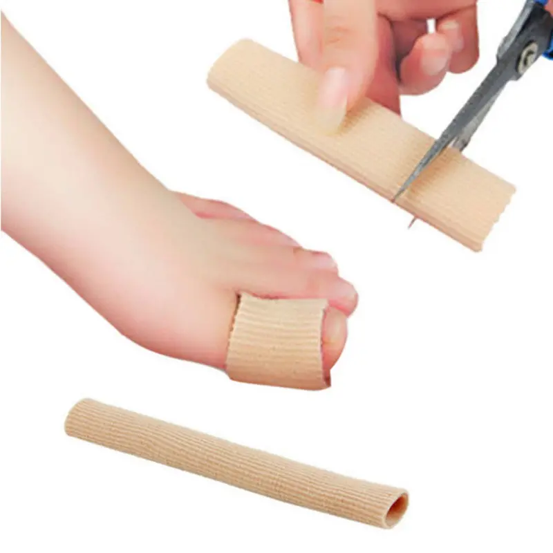 15Cm Fabric Gel Tube Bandage Finger Toe Protectors Foot Feet Pain Relief Guard For Feet Care Insoles Quality 1