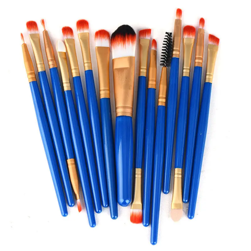 15Pcs Makeup Brushes Professional Makeup Goat Hair Brush Tool Foundation Make Up Paint Brush Concealer Cleaning Brushes 1