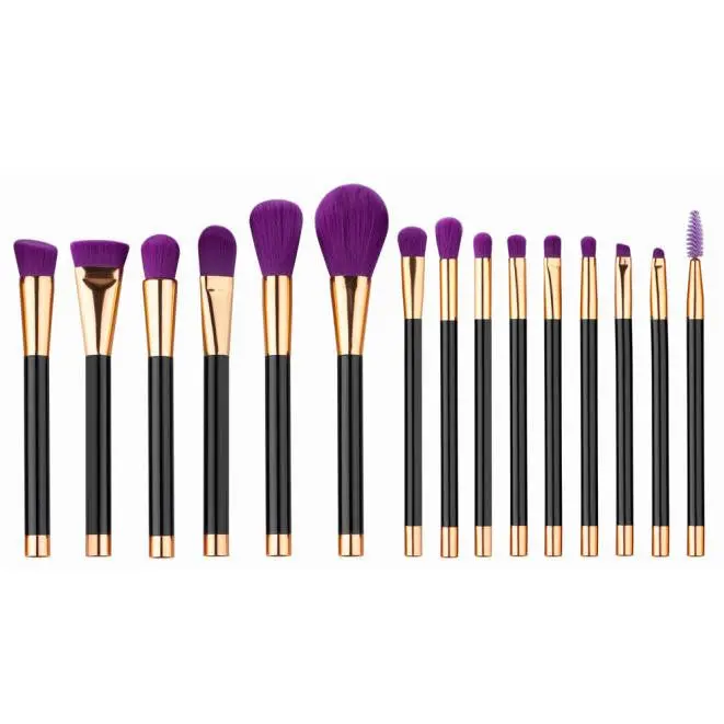 15Pcs Professional Maange Foundation Powder Blush Makeup Brushes Maquillage Cosmetic Eyebrow Eyeshadow Eyeliner Make Up Brushes 1