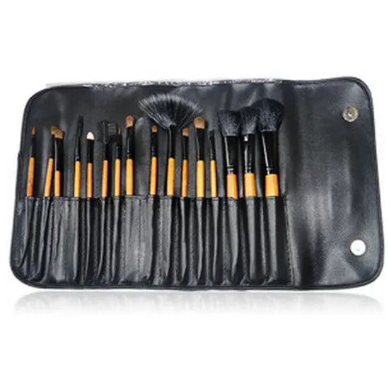 16Pcs Makeup Tool Kits Foundation Brush Set Animal Hair Makeup Brushes Set With Brush Bag 2