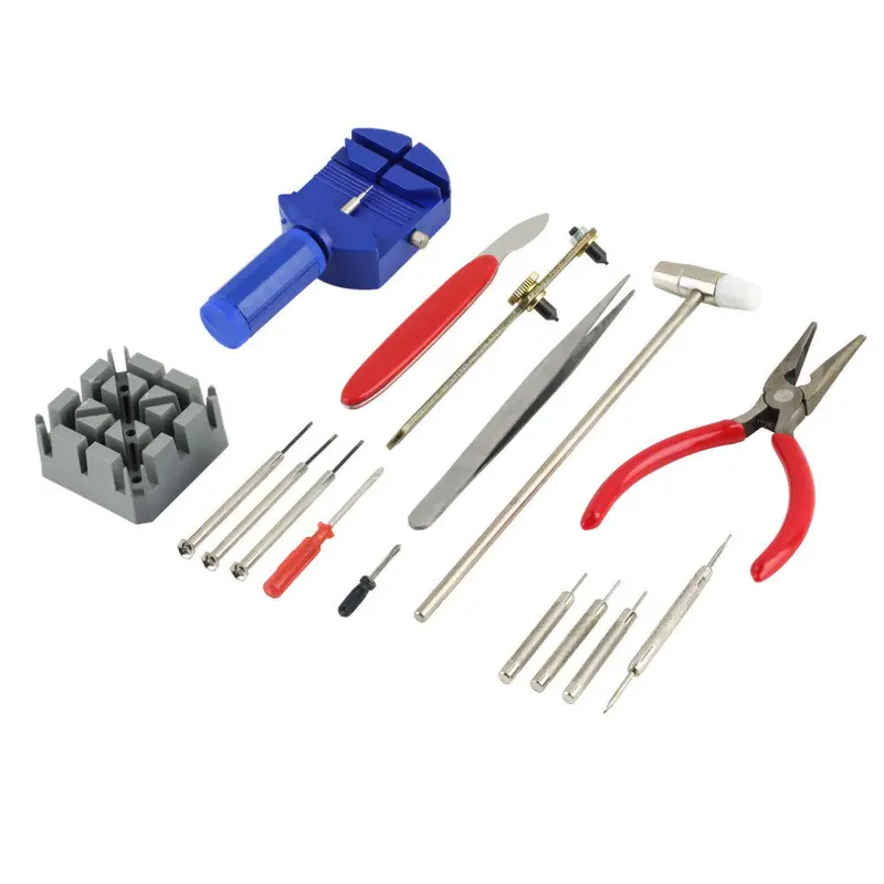 16Pcs Watch Repair Tool Kit Band Strap Link Remover Back Opener Screwdriver 1