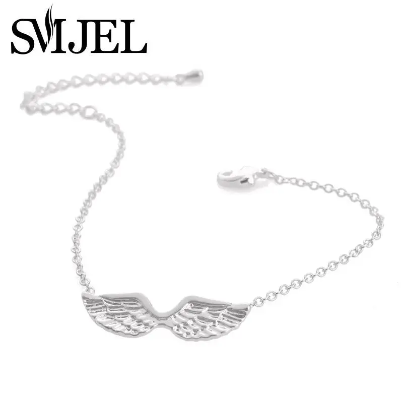 18K Gold Plated Angel Wings Bracelet Guardian Angel Bracelet Trendy Icarus Wing Bracelets B016 1