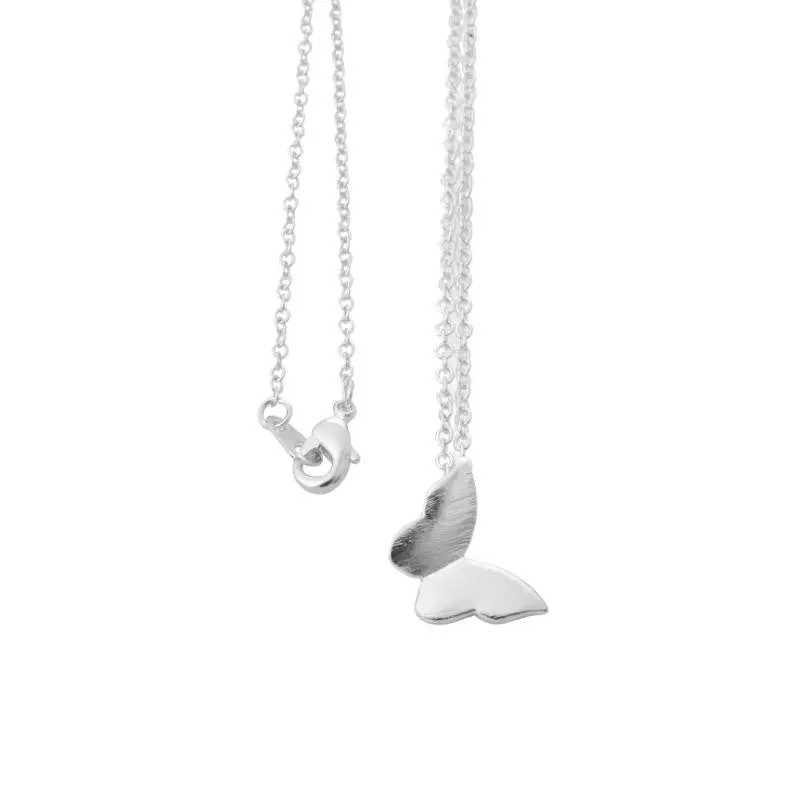 18K Gold Plated Animal Butterfly Necklace Pendants Simple Trendy Insect Long Necklace Party Gifts N015 2