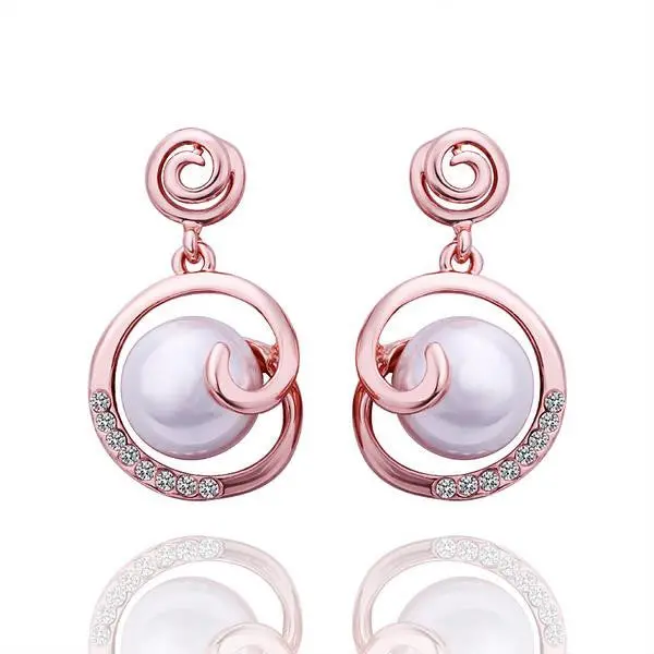 18K Gold Plated Earings Gold Butterfly Beads Stud Earrings Cufflinks Diy 289 2