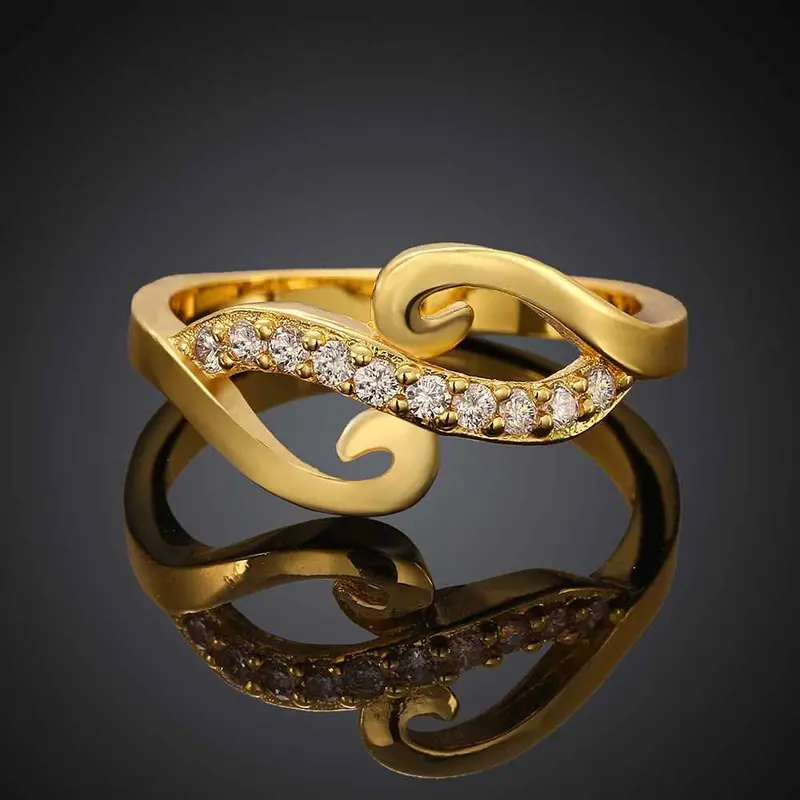 18K Gold Plated Engagement Rings Insets 8-Words Anillo Charm Skgr 72 1
