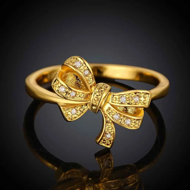 18K Gold Plated Engagement Rings Insets Rosette Men Ring Sport Skgr 4 6