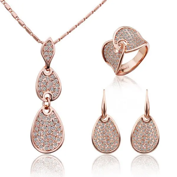 18K Gold Plated Jewelry Set Joyas Smtps197 1