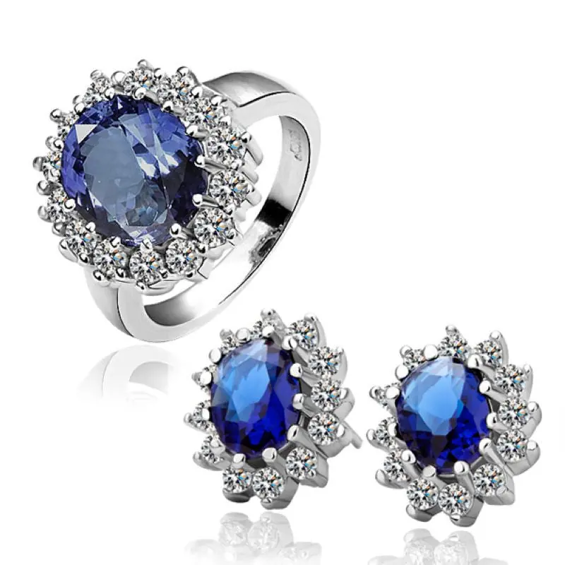 18K Gold Plated Jewelry Sets Ruby Jewelry Smtps 48 1