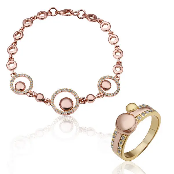 18K Gold Plated Jewelry Sets Smtps256 1