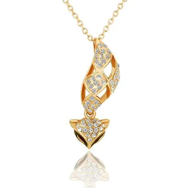 18K Gold Plated Necklace Multicolored Love Collane Margarida23 2