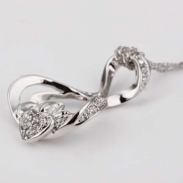 18K Gold Plated Pendant Silver Spoon Maxi Necklace Fine Jewelry 2