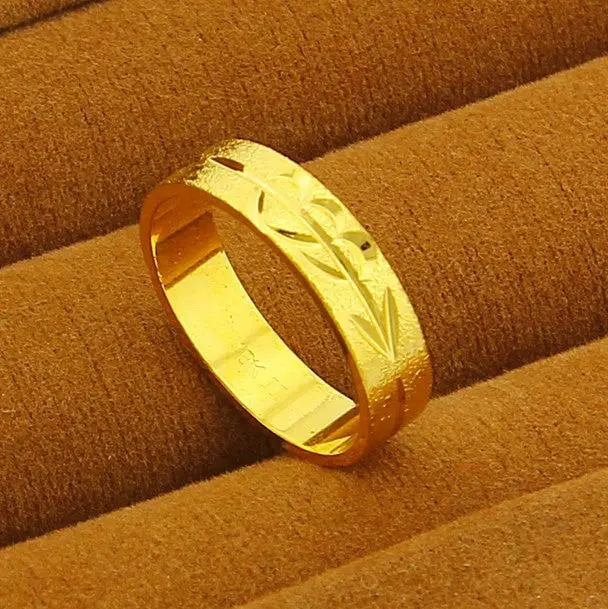 18K Gold Plated Ring Circle Broad Anillos Bear Jewelry Yhdr 16 1