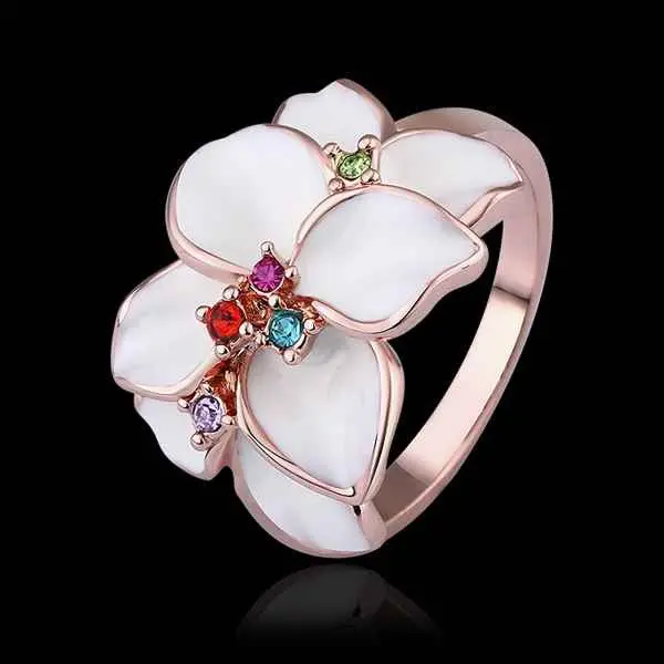 18K Gold Plated Rings Lotus S In Euros Bijoux Women 1