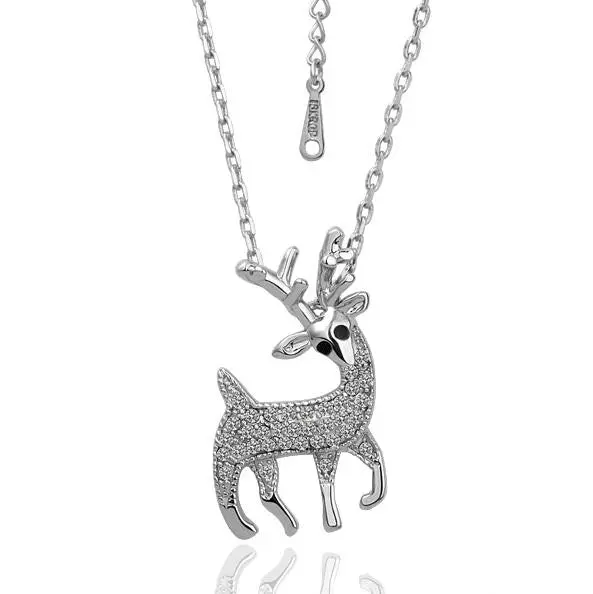 18K Gold Plated Statement Necklace Crystal Leopard Kolye Sport239 1