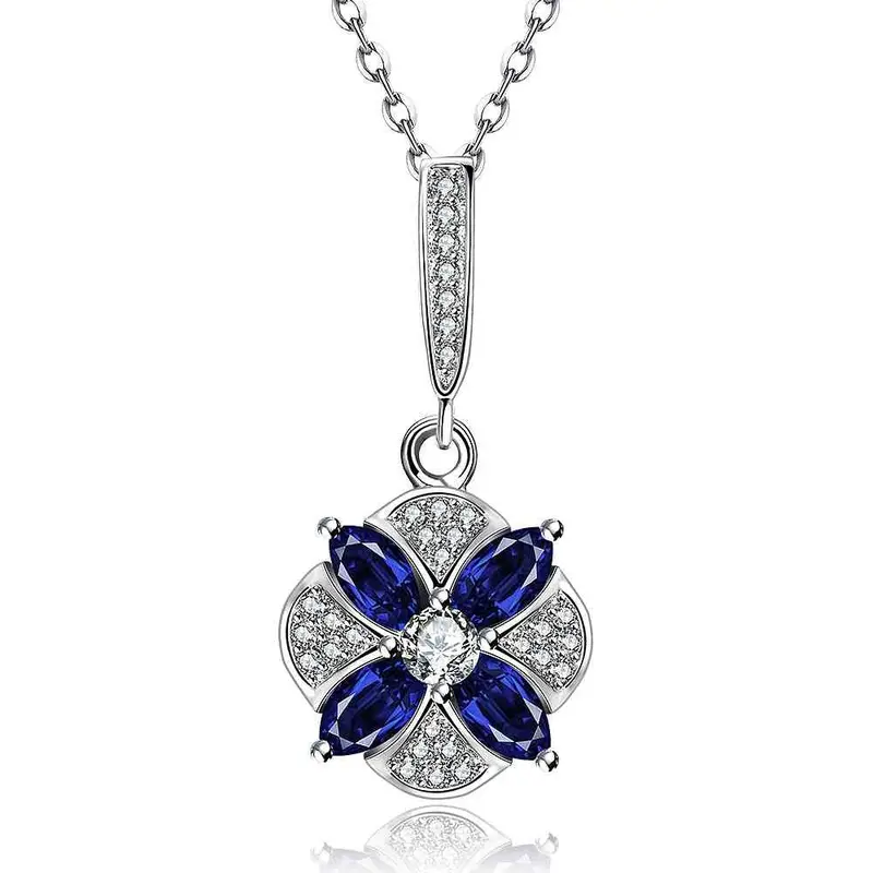 18K Gold Plated Statement Necklace Flower Color Maxi Colar Joias Skgn126 1