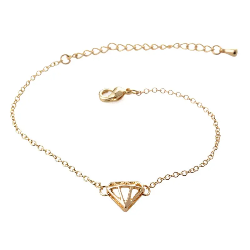18K Gold Plated Triangle Shape Bracelets Subulate Shape Love Bracelet B005 1