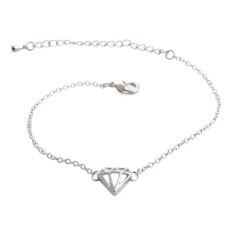 18K Gold Plated Triangle Shape Bracelets Subulate Shape Love Bracelet B005 2