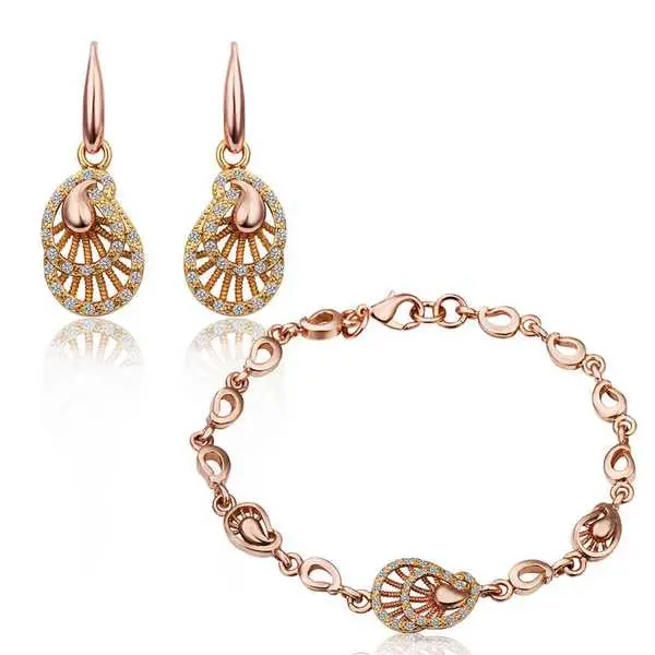 18K Gold Plating Jewelry Set Ruby Jewelry Smtps271 1