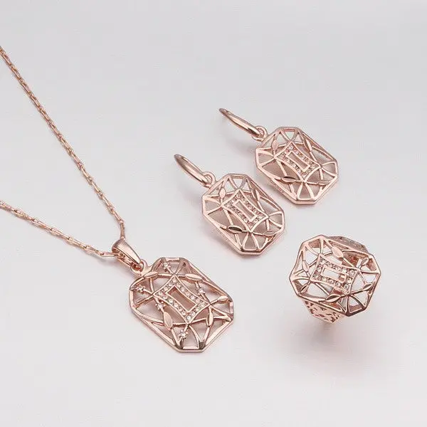 18K Gold Plating Jewelry Sets Charm Smtps2 5 1