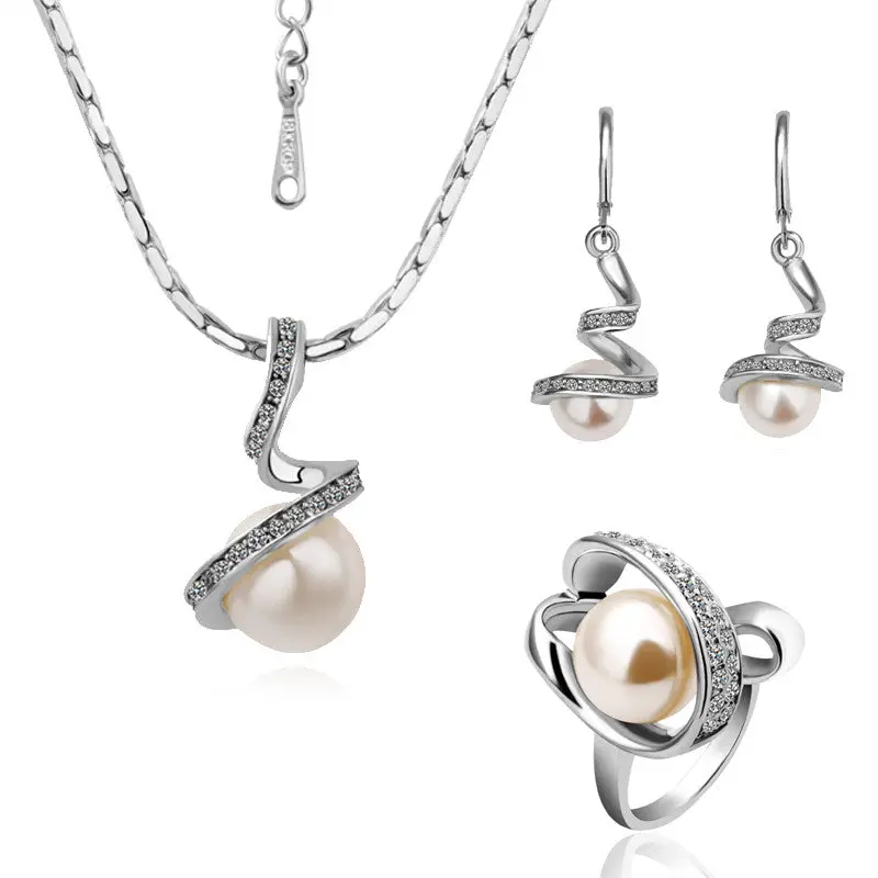 18K Gold Plating Jewelry Sets Ruby Jewelry Smtps 6 1