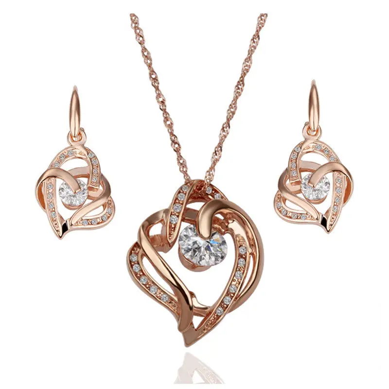 18K Gold Plating Jewelry Sets Ruby Jewelry Smtps 72 1