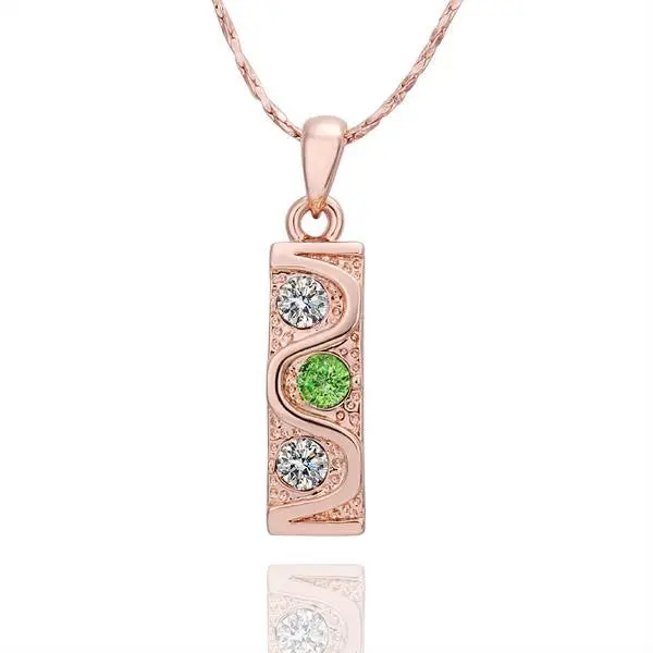 18K Gold Plating Pendants Flower Cards Bisuteria Jewellery243 1