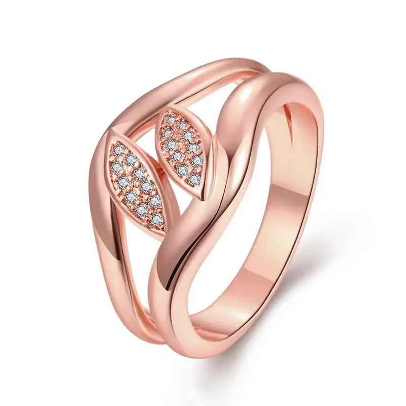 18K Gold Plating Rings For Men Bridging Anillos Jewerly Accessories3 7 8