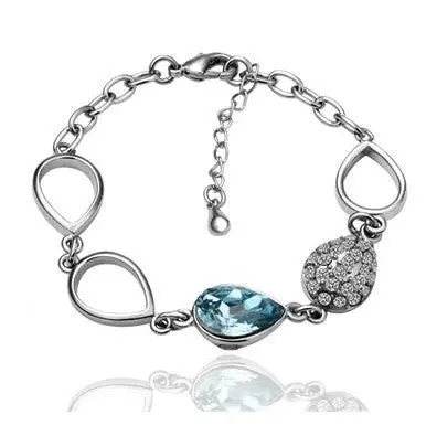 18K Gp Gold Plated Jewelry Crystal Bracelet Rhinestone Crystal Bracelet Smtpb  1 1