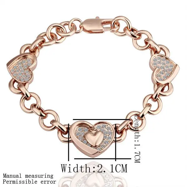18K Gp Gold Plated Jewelry Crystal Bracelet Rhinestone Crystal Bracelet Smtpb  2 1