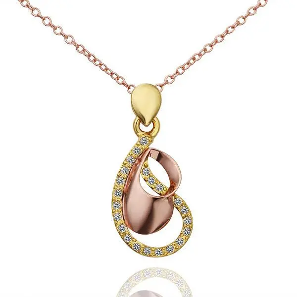 18K Real Gold Plated Pendants Love Beads Vintage Necklace Collier Plastron 59 1