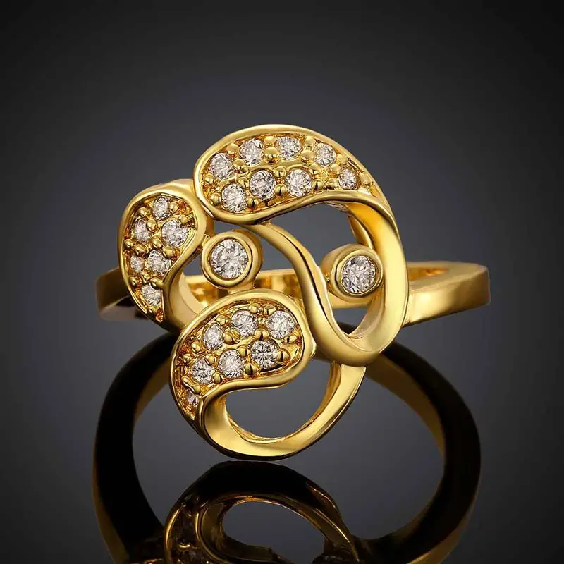 18K Real Gold Plated Rings Cactus Anillo Gift For Her Skgr 62 1