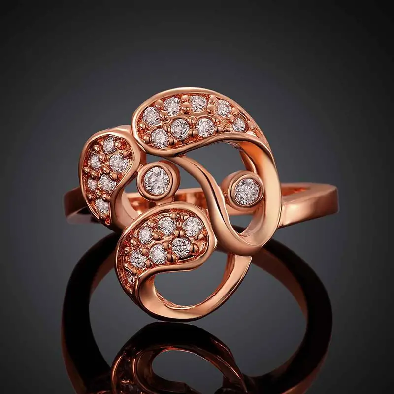18K Real Gold Plated Rings Cactus Anillo Gift For Her Skgr 62 2