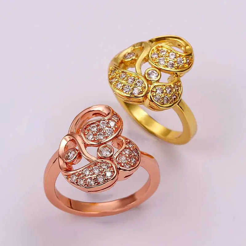 18K Real Gold Plated Rings Cactus Anillo Gift For Her Skgr 62 4