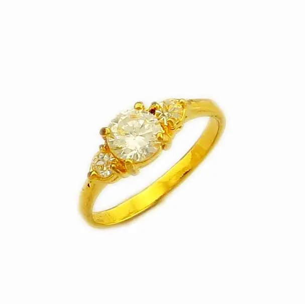 18K Real Gold Plated Rings For Men Casual White Beads Aneis Love Yhdr 27 2