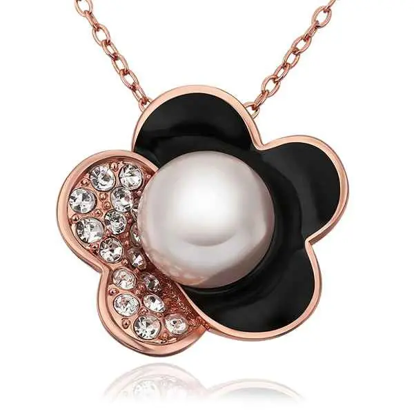 18K Real Gold Plated Statement Necklace Large Flower Set Bead Colar Joias 8 1