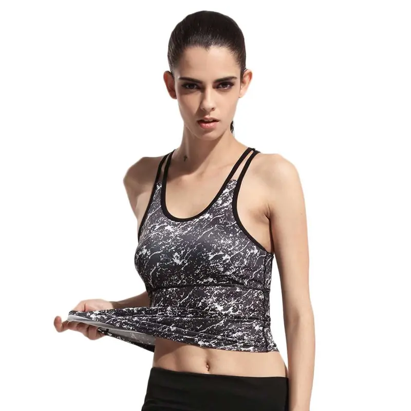 2 Color4 Size Shockproof Top Vest Tanksquick Dry Breathable Sleeveless Clothes Fitness Sexy Vest 3